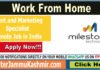 Event and Marketing Specialist - Remote Job in India