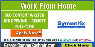 SEO CONTENT WRITER JOB OPENING