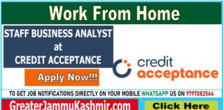 STAFF BUSINESS ANALYST at CREDIT ACCEPTANCE