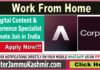 Digital Content & Experience Specialist – Remote Job in India Digital Content & Experience Specialist - Remote Job in India