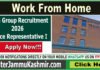 Service Representative I - Remote Job in India