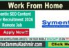 Symentix SEO Content Writer Recruitment 2026 - Remote Job